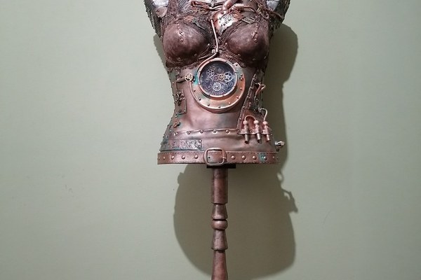 Lampa manechin steampunk/gothic/retro/vintage VANDUT!