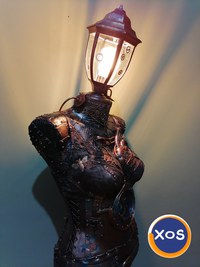 Lampa manechin steampunk/gothic/retro/vintage VANDUT! - 21
