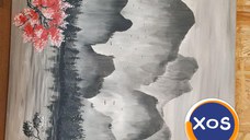 Tablou pe panza in culori acrilice