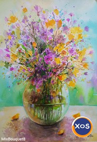 Tablouri picturi cu flori - 5