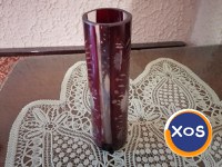 Obiecte din cristal rubin și alb made in RSR vintage - 22