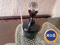 Obiecte din cristal rubin și alb made in RSR vintage - 7