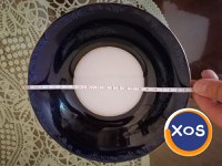 Serviciu de masă porțelan, cobalt, aur, 33 piese, made in RSR vintage - 5