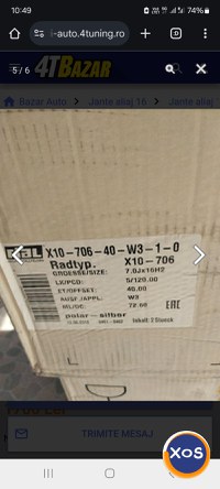 Jante aliaj noi 16 zoll marca Rial, gama Bmw noi - 5