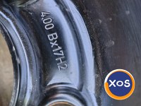 Roata rezerva 17 zoll slim BMW T135/80/R17  cod 6758778  5x120  diamet - 5