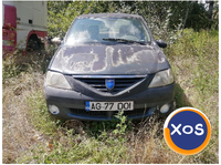 Dacia Logan si motocicleta Yamaha FZ 750 pentru piese - 1