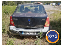 Dacia Logan si motocicleta Yamaha FZ 750 pentru piese - 2