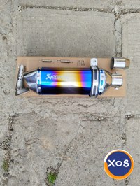 Toba SPORT MOTO / ATV AKRAPOVIC BLUE FLAME ! NOU - 1