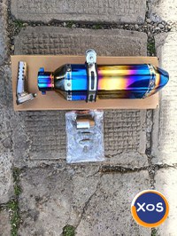 Toba SPORT MOTO / ATV AKRAPOVIC BLUE FLAME ! NOU - 2