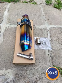 Toba SPORT MOTO / ATV AKRAPOVIC BLUE FLAME ! NOU - 3