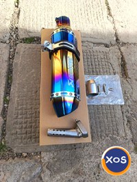 Toba SPORT MOTO / ATV AKRAPOVIC BLUE FLAME ! NOU - 4