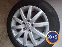 Jante aliaj Vw  cu cauciucuri vara 205/55/16 sau schimb cu 4jante tabl - 1