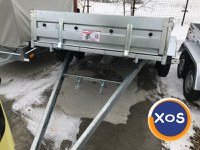 Remorca noua NIEWIADOW 2 axe 750 kg BD 300x150 cu basculare - 7