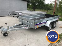 Remorca noua NIEWIADOW 2 axe 750 kg BD 300x150 cu basculare - 1