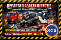 Reparatii Casete Directie Camioane inclusiv 8x4, Autobuze si Autocare - 1