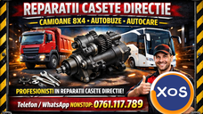 Reparatii Casete Directie Camioane inclusiv 8x4, Autobuze si Autocare