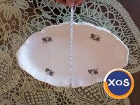 Set platouri porțelan ovale made in RSR vintage - 5 piese - 6
