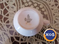 3 seturi de 6 cești și farfuriuțe porțelan cafea vintage - 2