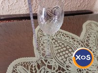 2 seturi pahare cu picior din cristal made in RSR vintage - 1