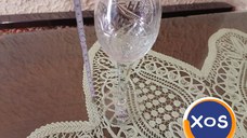 2 seturi pahare cu picior din cristal made in RSR vintage