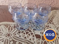 2 seturi pahare cu picior din cristal made in RSR vintage - 6