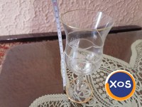 Set 33 de pahare cu picior din sticlă made in RSR vintage - 3