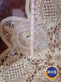 Set 33 de pahare cu picior din sticlă made in RSR vintage - 4