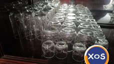 Set 34 pahare din sticlă made in RSR vintage