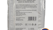 Set 100 pungi vidat gofrate 150x200 mm grosime 85 microni transparente