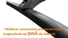 Bare transversale portbagaj, ALUMINIU, 120 cm (pt. longitudinale ȘINĂ)