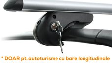 Bare transversale portbagaj cu cheie - Aluminiu - 120 cm - max. 90 kg