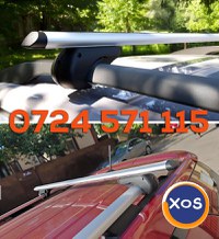 Bare transversale portbagaj cu cheie - Aluminiu - 120 cm - max. 90 kg - 3