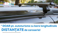 Bare transversale portbagaj cu cheie - ALUMINIU - 120 cm - max 90 kg