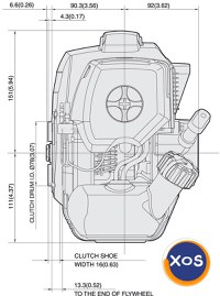 Motor Kawasaki TJ45E - 2 timpi - benzina - 3