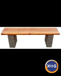 Banci si scaune din beton (cu elemente din lemn) diverse modele - 1