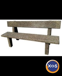 Banci si scaune din beton (cu elemente din lemn) diverse modele - 2