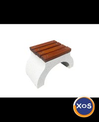 Banci si scaune din beton (cu elemente din lemn) diverse modele - 4