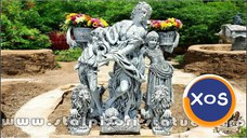 Set cinci statuete, gri patinat, model S94.