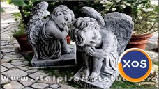 Set îngerași adormiți, gri patinat, model S76.