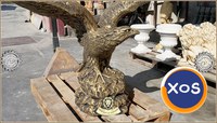 Statuetă vultur, acvilă, șoim, auriu patinat, model S35. - 1