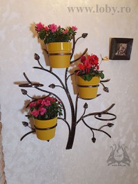 Suport cinci ghivece flori “Copacel” - 1