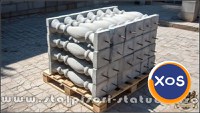 Stâlpișori, baluștri, popici, mosoare, din beton, model B1. - 2