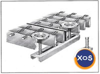CLEMA DUBLĂ pentru fixarea grătarelor metalice zincate industriale - 1