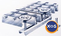 CLEMA DUBLĂ pentru fixarea grătarelor metalice zincate industriale - 2
