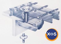 CLEMA METALICA STANDARD pentru fixarea gratarelor metalici zincate - 1