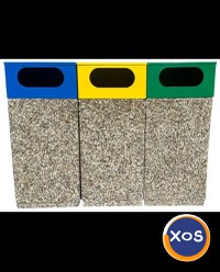 Cosuri de gunoi stradale din beton - 1