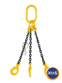 Sistem de ridicare din lant cu 2 brate cu carlige cu autoblocare - 2