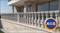 Stâlpișori, baluștri, popici, mosoare, din beton, model B8. - 5