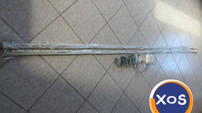 Galerie extensibila din metal draperie perdea - 2 buc.