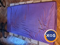 Pat pliant pe roti o persoana 90*200cm - 2